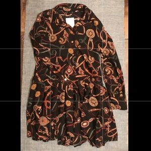 Zara basic pleaded short Dress Sz. XS